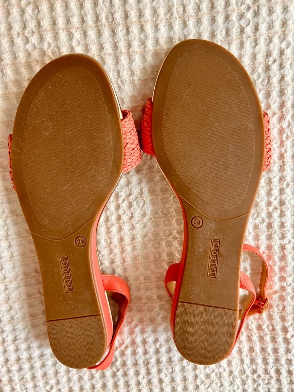 Woven Leather Sandals - Talbots